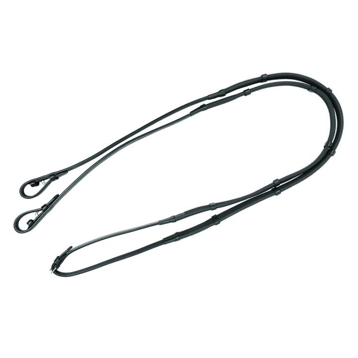 ProPresicce Softy Grip Rubber Reins with Stoppers by Hy Equestrian