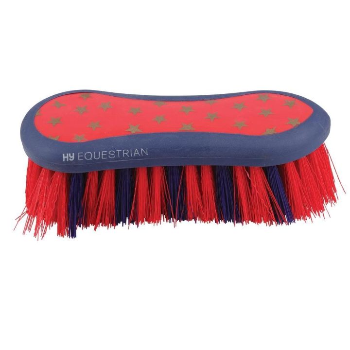 ProGroom Star Easy Grip Dandy Brush by Hy Equestrian