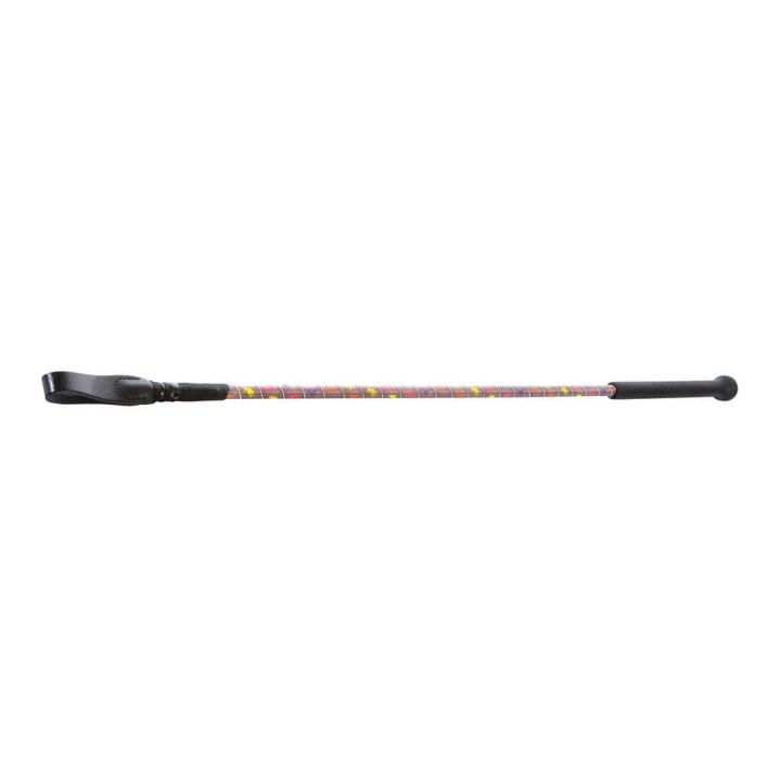 Hy Equestrian Silver Riding Whip