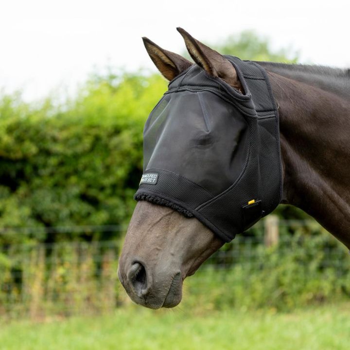 Hy Equestrian Armoured Protect Half Fly Mask without Ears