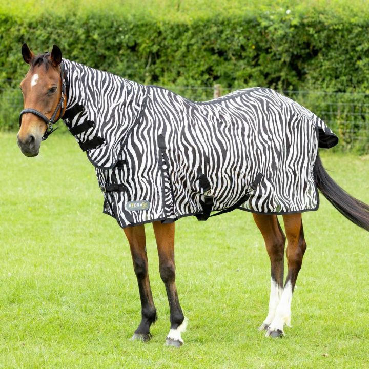 StormX Original Zebra Print Fly Rug